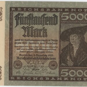 Germany Reichsbanknote 5000 Mark 1922