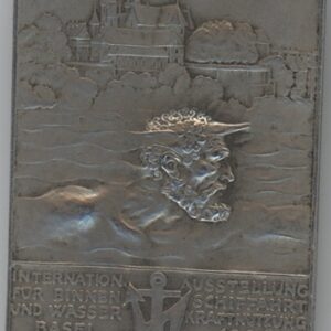 Médaille Internationale. Ausstellung Für Binnenschiffahrt und Wasser Kraftnutung Basel 1926 (ss+)