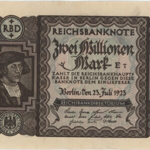 Germany Reichsbanknote 2 Millionen Mark 1923