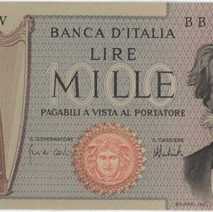 Italie 1000 Lire 1973 Verdi