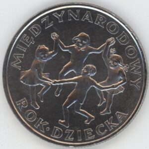 Pologne 20 Zlotych 1979 année internationale des enfants (vz)