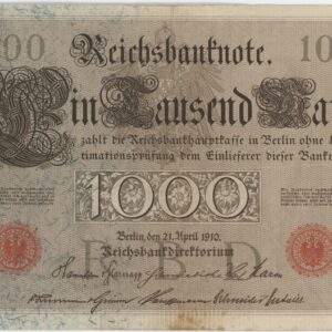 Germany Reichsbanknote 1000 Mark 1910