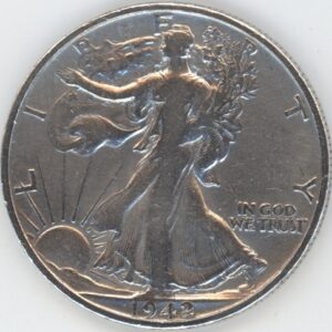 USA Half Dollar 1942 Liberty Walking (s-ss) en argent