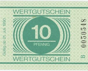 DDR 10 Pfennig 1990 Monnaie de prison Neuf