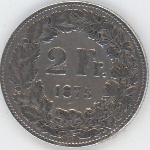 2 Francs 1875 (s)