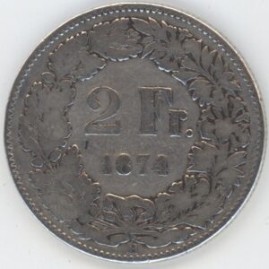 2 Francs 1874 (s)