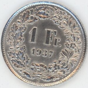 1 Franc 1937 (ss-vz)