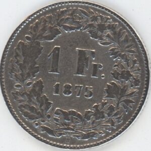 1 Franc 1875 (s)