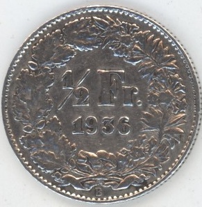 50 Centimes 1936 (ss)