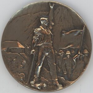 Médaille Militaire Mobilisations de Guerre 1914-1919 Bat.Fus.14 (vz)