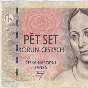 République Tchèque 500 Korun 1997