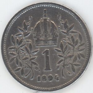 Autriche 1 Couronne 1894 François Joseph Ier (ss) en argent