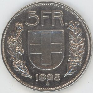 5 Francs 1925 (ss)