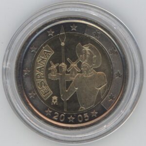 Espagne 2 Euro 2005 Don Quichotte (vz)