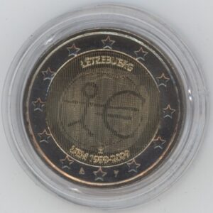Luxembourg 2 Euro 2009 Union économique et monétaire (vz-unz)