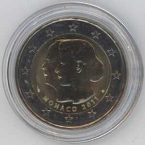 Monaco 2 Euro 2011 Mariage princier (vz-unz)