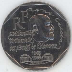 France 2 Francs 1998 René Cassin (ss-vz)