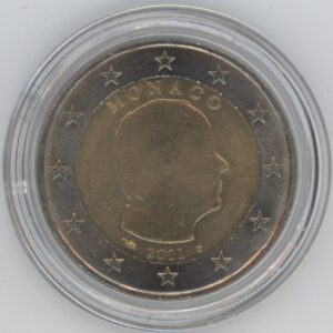 Monaco 2 Euro 2011 Albert II (vz-unz)