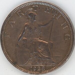 Grande-Bretagne Farthing 1928 George V (ss)