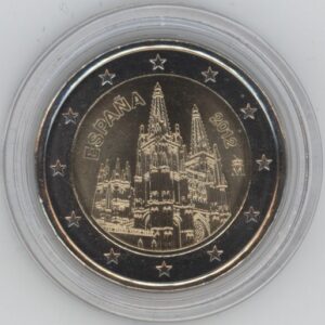 Espagne 2 Euro 2012 Cathédrale de Burgos (-unz)