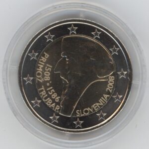 Slovénie 2 Euro 2008 Primoz Trubar (-unz)