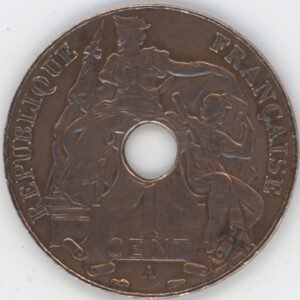 Indochine Française 1 Cent 1920 (ss)
