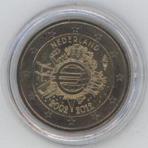 Pays-Bas 2 Euro 2012 Introduction de l'euro 10 ans (vz-unz)