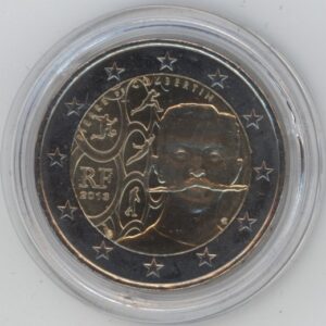 France 2 Euros 2013 Pierre de Coubertin (vz-unz)