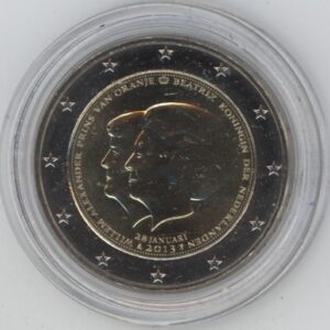 Pays-Bas 2 Euros 2013 Abdication de la reine Beatrix (vz-unz)