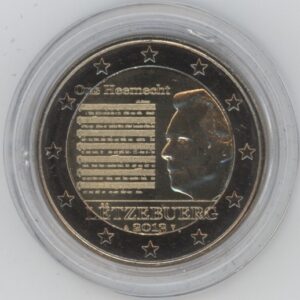 Luxembourg 2 Euro 2013 Hymne national (vz-unz)