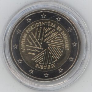 Lettonie 2 Euro 2015 Présidence de l'UE (unz)