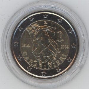 Italie 2 Euros 2014 Carabiniers (vz-unz)