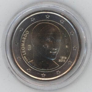Italie 2 Euro 2019 Léonard de Vinci (-unz)