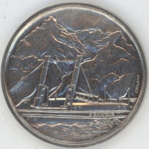 Médaille 100 Jahre Schiffahrts Vierwald Stattersee 1870-1970 (vz) en argent