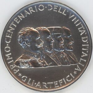 Médaille Primo Centenario Dell Unita D'Italia 1861-1961 (vz) en argent