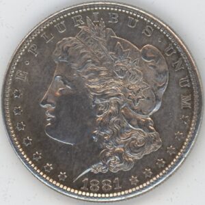 USA Morgan Dollar 1881 S (vz+) en argent