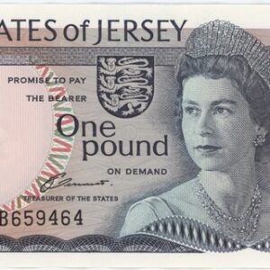 Jersey 1 Pound ND (1976-88) presque neuf