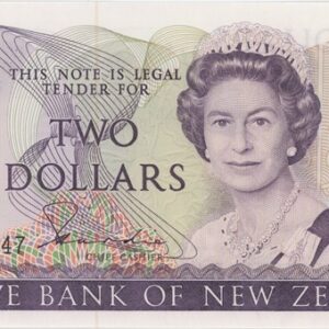Nouvelle Zélande 2 Dollars ND (1981-91) presque Neuf
