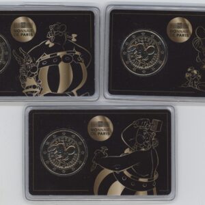 France 2 Euro 2019 Asterix Fdc (Les 3 différentes Coincard)