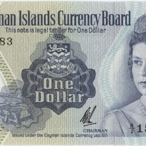 Cayman Island 1 Dollar 1971