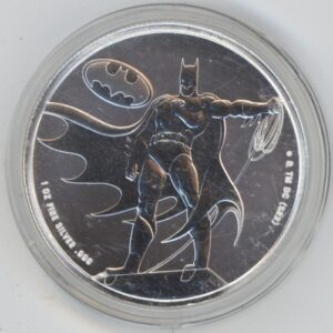 Samoa 5 Dollars 2023 Batman 1 OZ Fine Silver 999 (Fdc)