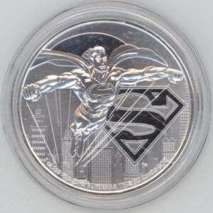 Niue 2 Dollars 2021 Superman 1 OZ Fine Silver 999 (Fdc)