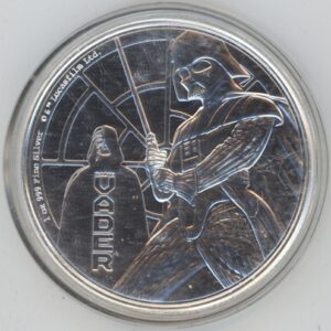 Niue 2 Dollars 2022 Dark Vador 1 OZ Fine Silver 999 (Fdc)