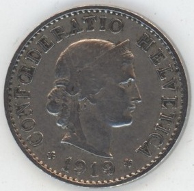 5 Centimes 1919 (s-ss)