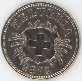 5 Centimes 1872 (vz)