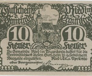 Autriche Ried 10 Heller 1920