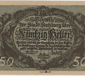 Autriche Salzburg 50 Heller 1920 Neuf