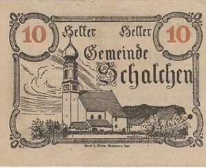 Autriche Schalchen 10 Heller 1920