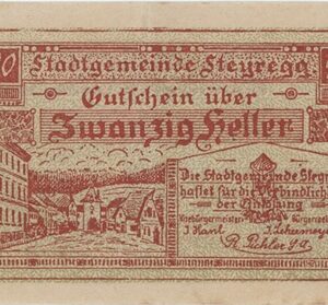 Autriche Steyregg 20 Heller 1920
