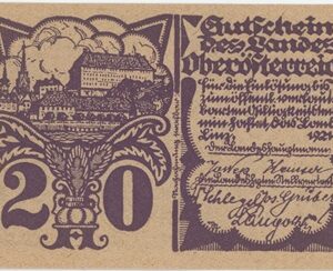 Autriche Haute-Autriche 20 Heller 1921